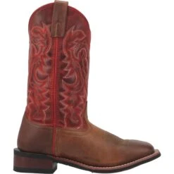 Laredo Tan And Red Darla Boots -Western cowboy 01 5894 BN111 big ca89644e e6f6 4c19 858f 5f39bdb63486