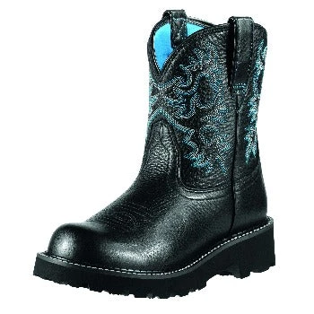 Ariat Black Round Toe Fatbaby 1 Ariat Black Round Toe Fatbaby