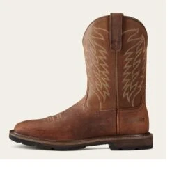 Ariat Men's Groundbreaker Work Boot 7 Ariat Men's Groundbreaker Work Boot -Western cowboy 10020059 side warm