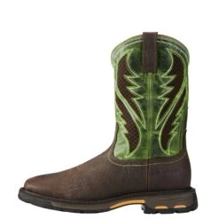 Ariat Men's VentTEK Work Hog Boot -Western cowboy 10020083 side