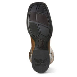 Men's Ariat Toffee And Black Square Toe Boot 6 Men's Ariat Toffee And Black Square Toe Boot -Western cowboy 10027182 2