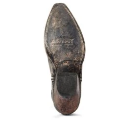 Ariat Women's Distressed Black Dixon 8 Ariat Women's Distressed Black Dixon -Western cowboy 10034044 sole