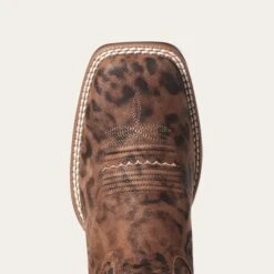 Ariat Women's Primetime Leopard Square Toe Western Boots -Western cowboy 10035935 toe warm
