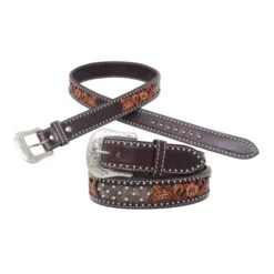 Circle Y Dark Flash Belt