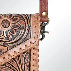 American Darling Tooled Leather Clutch -Western cowboy 114304 X