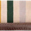 Mustang Casa Zia Blanket - Cream Multi Stripes 32" X 32"
