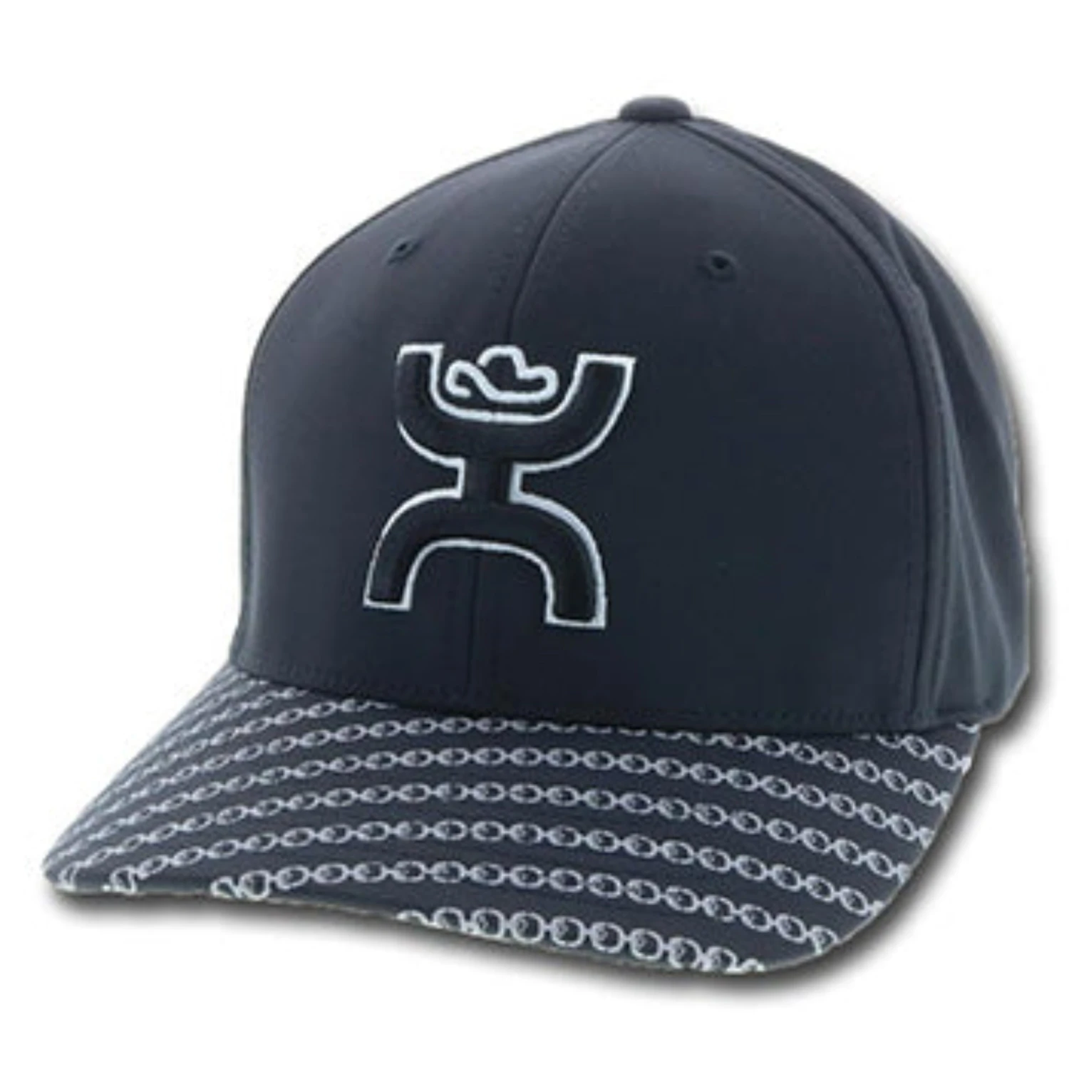 Hooey Mid Profile Black Cap-Printed Bill Hooey Logo 1 Hooey Mid Profile Black Cap-Printed Bill Hooey Logo