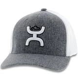 Hooey Mid-Profile Grey And White Cap With Hooey Logo