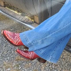 Corral Boots Corral Red Ankle Boot 11 Corral Boots Corral Red Ankle Boot -Western cowboy 20211202 152542