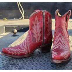 Corral Boots Corral Red Ankle Boot 12 Corral Boots Corral Red Ankle Boot -Western cowboy 20211202 152746