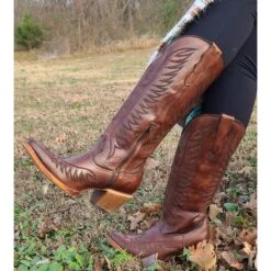 Corral Boots Corral Cognac Tall Boots 7 Corral Boots Corral Cognac Tall Boots -Western cowboy 20211216 155455copy