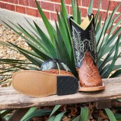 Anderson Bean Vintage Bark Elephant Kids Boots -Western cowboy 20230308 133044