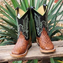 Anderson Bean Vintage Bark Elephant Kids Boots -Western cowboy 20230308 133116