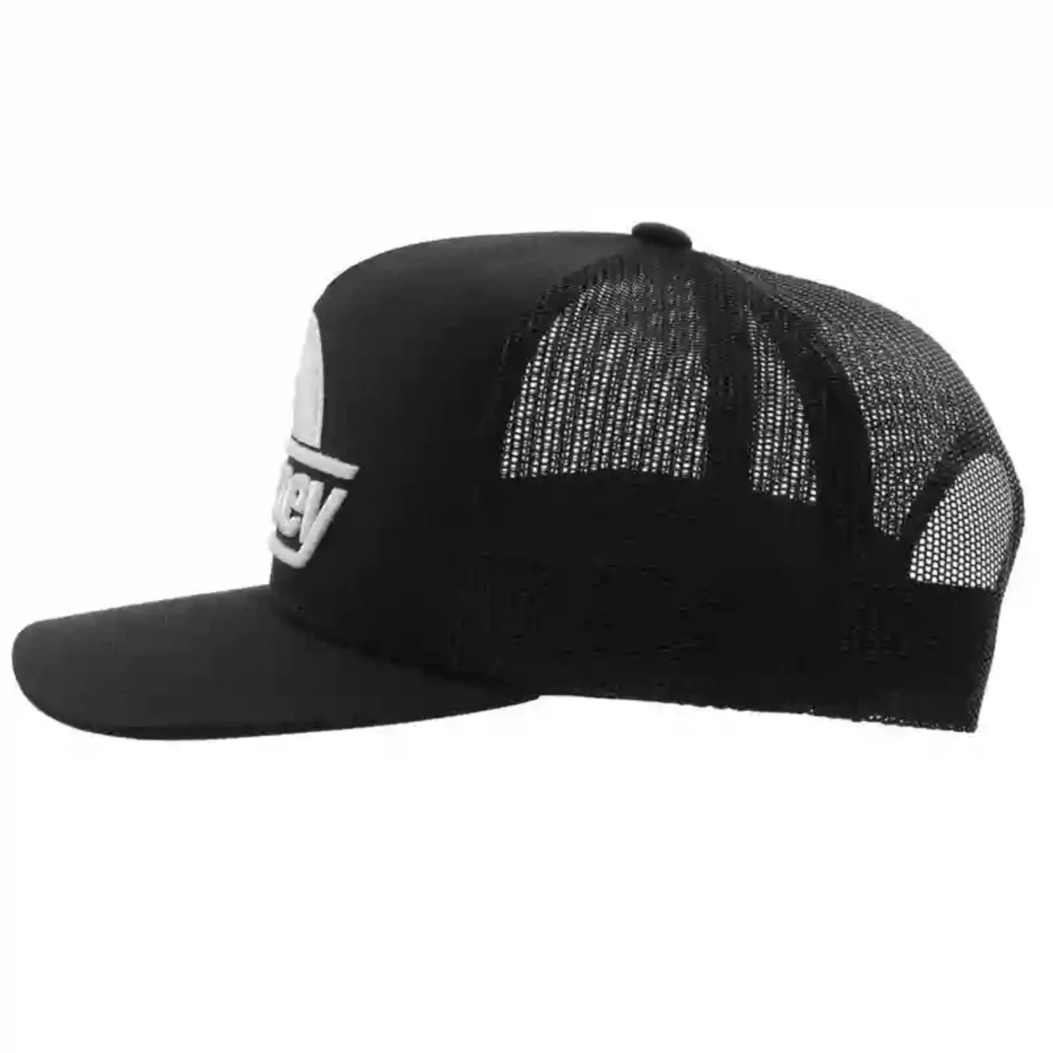 Hooey Black High Profile Cap With Silver Logo 2 Hooey Black High Profile Cap With Silver Logo - Image 2