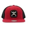 Hooey Zenith Red/Black Cap-Black Hooey Up Patch