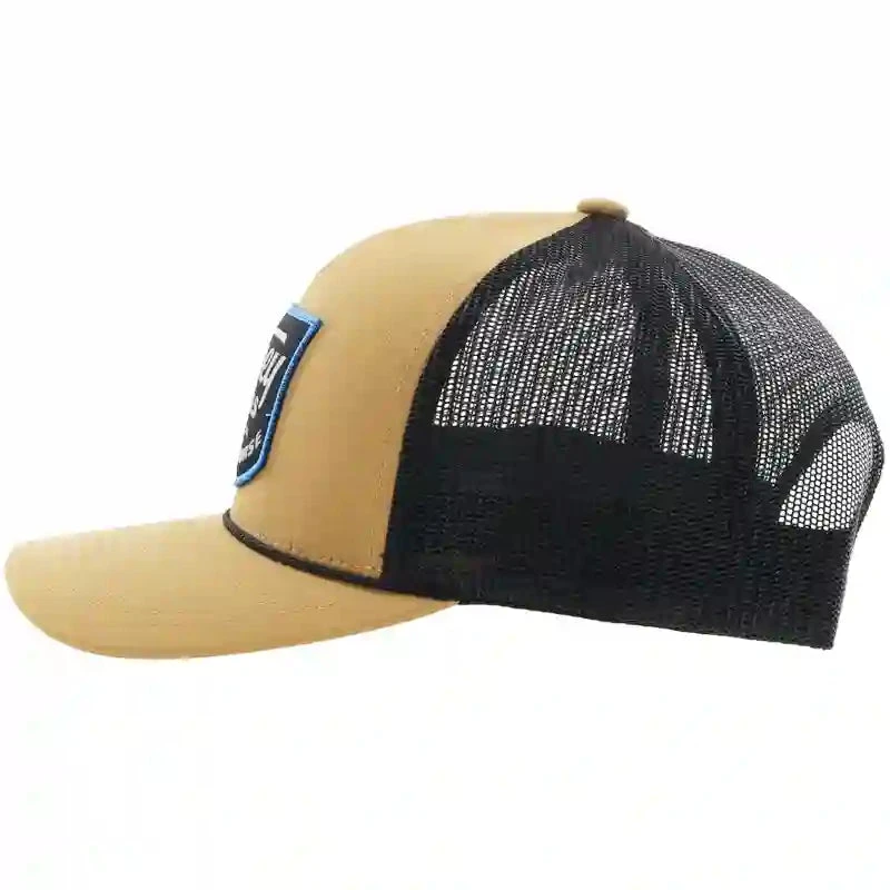 Hooey High Profile Work Tan/Black Cap-Hooey Golf Patch 2 Hooey High Profile Work Tan/Black Cap-Hooey Golf Patch - Image 2