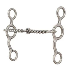 Weaver Leather Weaver 5" Sweet Iron Twisted Wire Snaffle Mouth