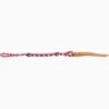Mustang Brown, Pink, And Cream Nylon Braided Quirt