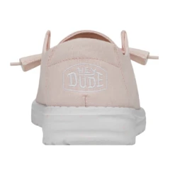 Heydude Hey Dude Wendy Slub Canvas Pink -Western cowboy 40063 680 WENDYSLUBCANVAS PINK RIGHTBACK