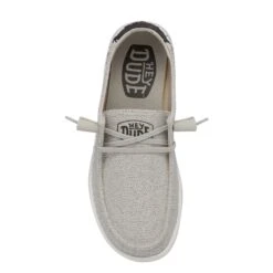 Heydude Hey Dude Wendy Woven Light Grey 12 Heydude Hey Dude Wendy Woven Light Grey -Western cowboy 40098 007 WENDYWOVEN LIGHTGREY RIGHTTOP