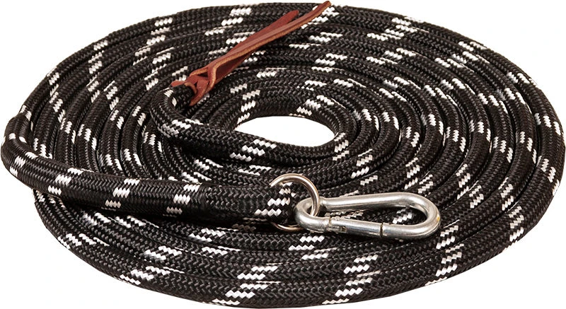 Mustang Premium Lunge Line - Black/White 1 Mustang Premium Lunge Line - Black/White
