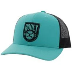 Hooey High Profile Turquoise/Black Cap-Hooey Patch
