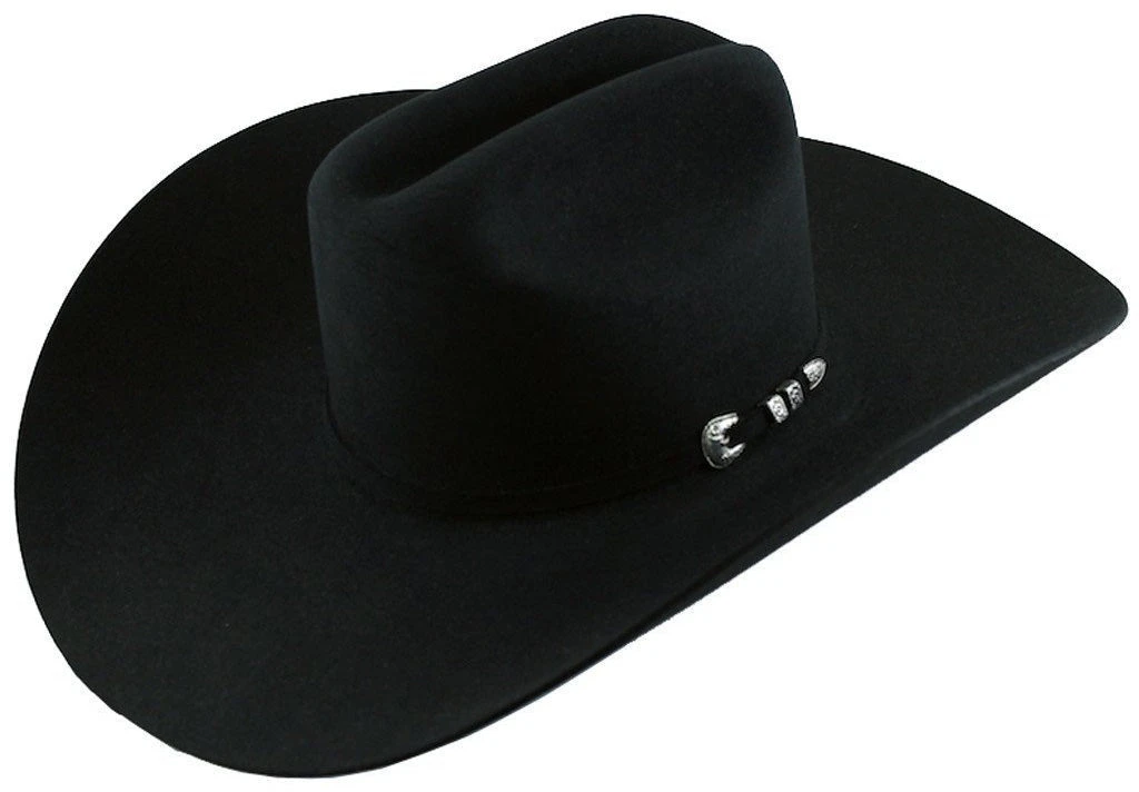 6x Stetson High Noon Fur Felt Cowboy Hat - Black 1 6x Stetson High Noon Fur Felt Cowboy Hat - Black