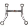 Myler Flat Shank Comfort Snaffle With Copper Roller
