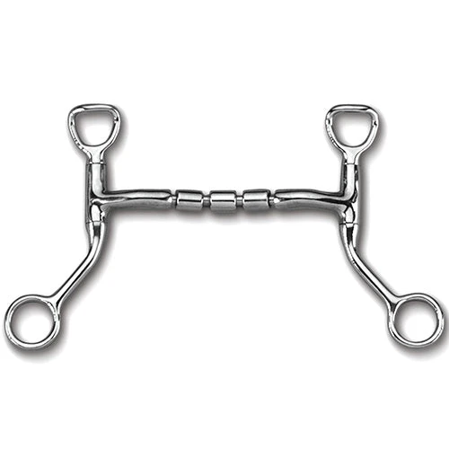 Myler 5" HBT Shank With Sweet Iron Mullen Triple Barrel 1 Myler 5" HBT Shank With Sweet Iron Mullen Triple Barrel