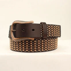 Ariat Women's Brown Nailhead Belt