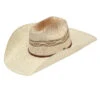 Ariat Bangora Ivory And Tan Maverick Straw Hat