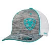 Ariat Grey And Turquoise Logo Cap