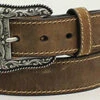 Ariat Women's Brown Heavy Stitched Edge Belt