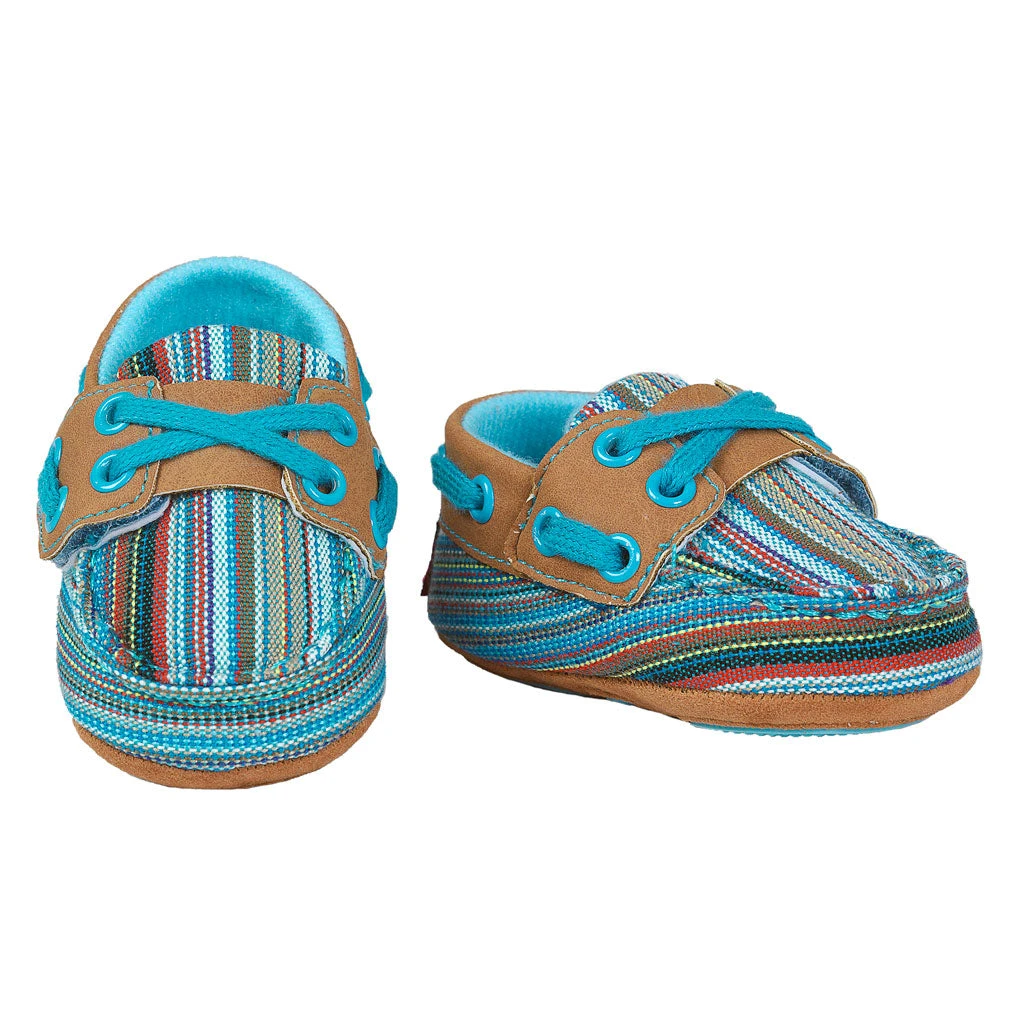 Turquoise Olivia Baby Bucker Shoes 1 Turquoise Olivia Baby Bucker Shoes