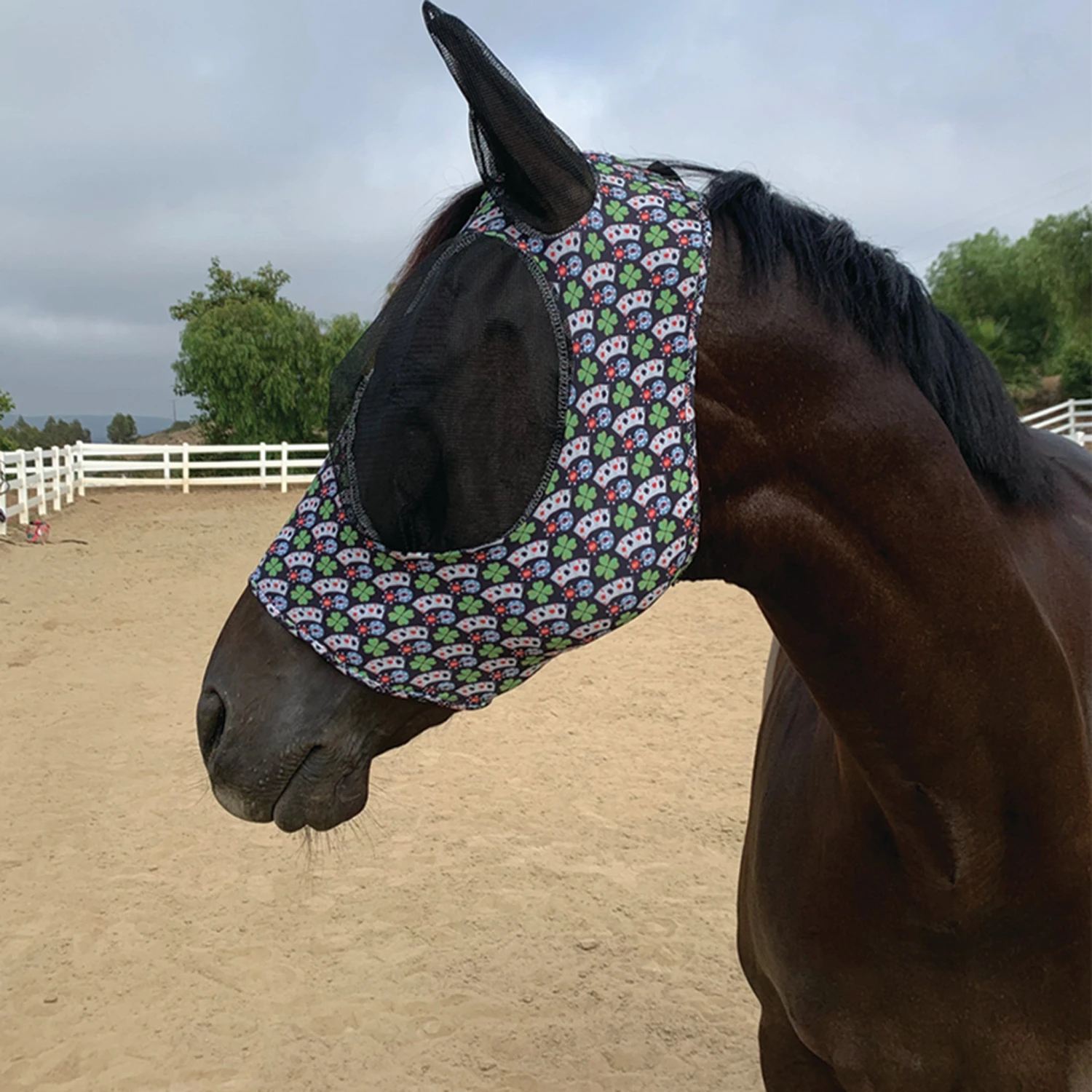 Professional's Choice Poker Comfort Fly Mask 1 Professional's Choice Poker Comfort Fly Mask