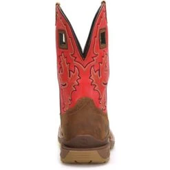 Double H Phantom Rider 11” Waterproof Wide Square Comp Toe Roper -Western cowboy DH5358 autox500 Heel