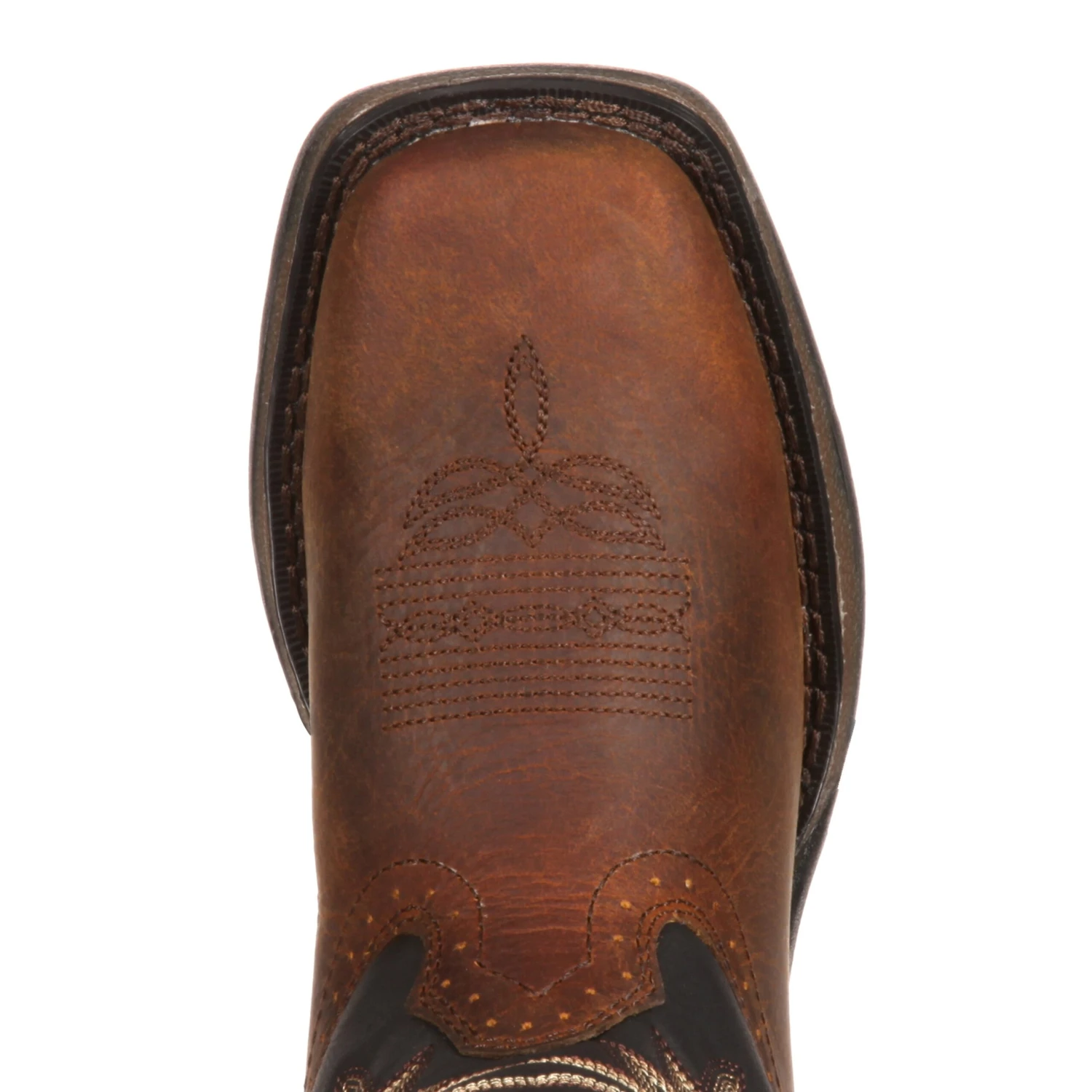 Durango Kids Tan & Black Square Toe Boot 2 Durango Kids Tan & Black Square Toe Boot - Image 2