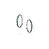 Montana Silversmiths Round N Round Turquoise Hoop Earring