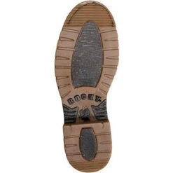 Rocky Boots Rocky Men's Brown Distressed Roper Round Toe Boot -Western cowboy FQ0001108 outsole