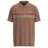 Hooey Men's "The Weekender" Clay W/ Multi Color Stripes Polo