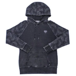 Hooey Vintage Paisley/Washed Blk Hoodie-Rope/Girl Logo