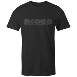 Hooey Black And Grey Rodeo Logo Tee