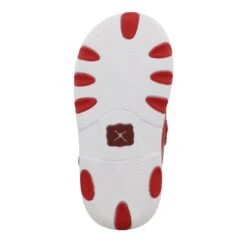 Twisted X Cherry Red & Tooled Red Infant Driving Moc 10 Twisted X Cherry Red & Tooled Red Infant Driving Moc -Western cowboy ICA0029 03