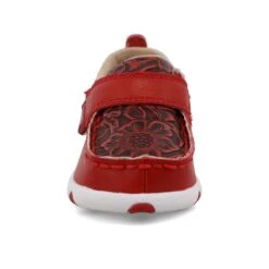 Twisted X Cherry Red & Tooled Red Infant Driving Moc 8 Twisted X Cherry Red & Tooled Red Infant Driving Moc -Western cowboy ICA0029 05