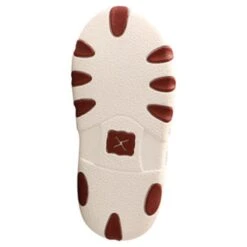 Twisted X Red And Brown Aztec Infant Moccasins 11 Twisted X Red And Brown Aztec Infant Moccasins -Western cowboy IHYC001 3