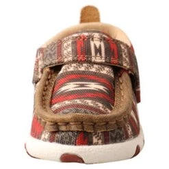 Twisted X Red And Brown Aztec Infant Moccasins 9 Twisted X Red And Brown Aztec Infant Moccasins -Western cowboy IHYC001 5