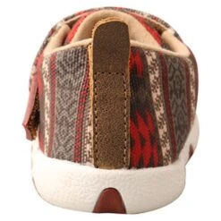 Twisted X Red And Brown Aztec Infant Moccasins 10 Twisted X Red And Brown Aztec Infant Moccasins -Western cowboy IHYC001 6