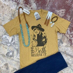 Yellow Stone Beth Believe Tee