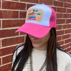 McIntire Saddlery Foam Teepee Patch Cap -Western cowboy IMG 5665