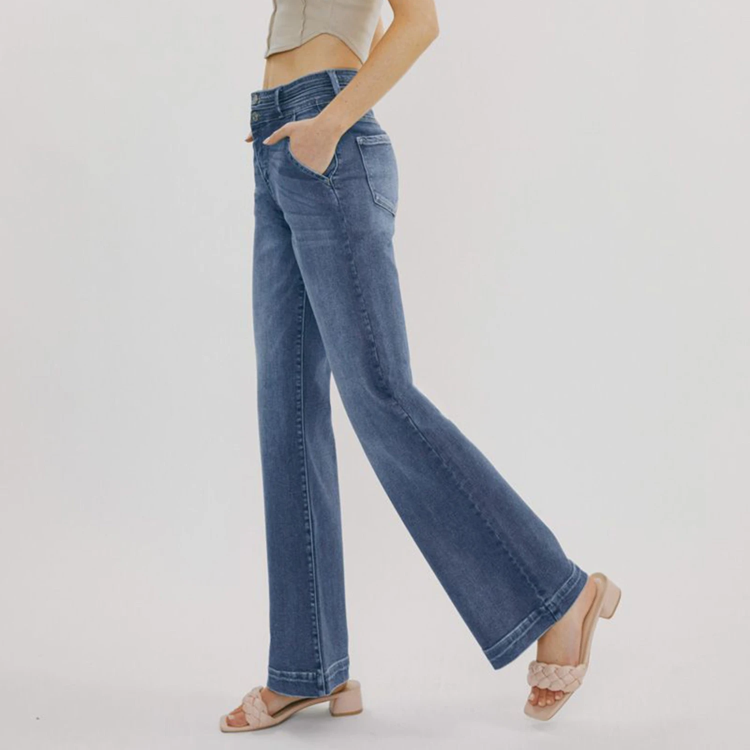 KanCan High Rise Holly Flare Jeans 3 KanCan High Rise Holly Flare Jeans - Image 3